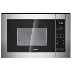 Neff H11WE60N0G Built-In Microwave Oven, Stainless Steel